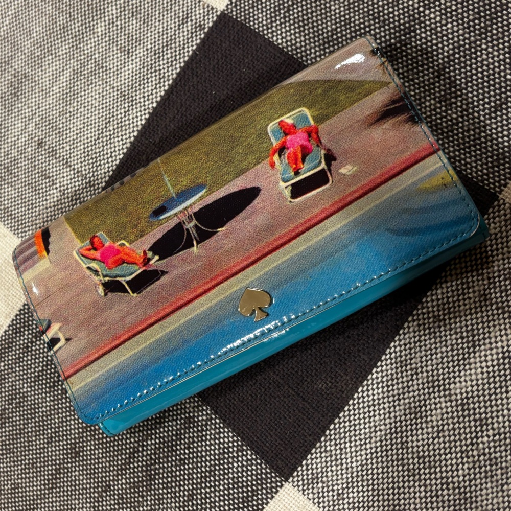Kate Spade Dive In Continental Wallet EUC